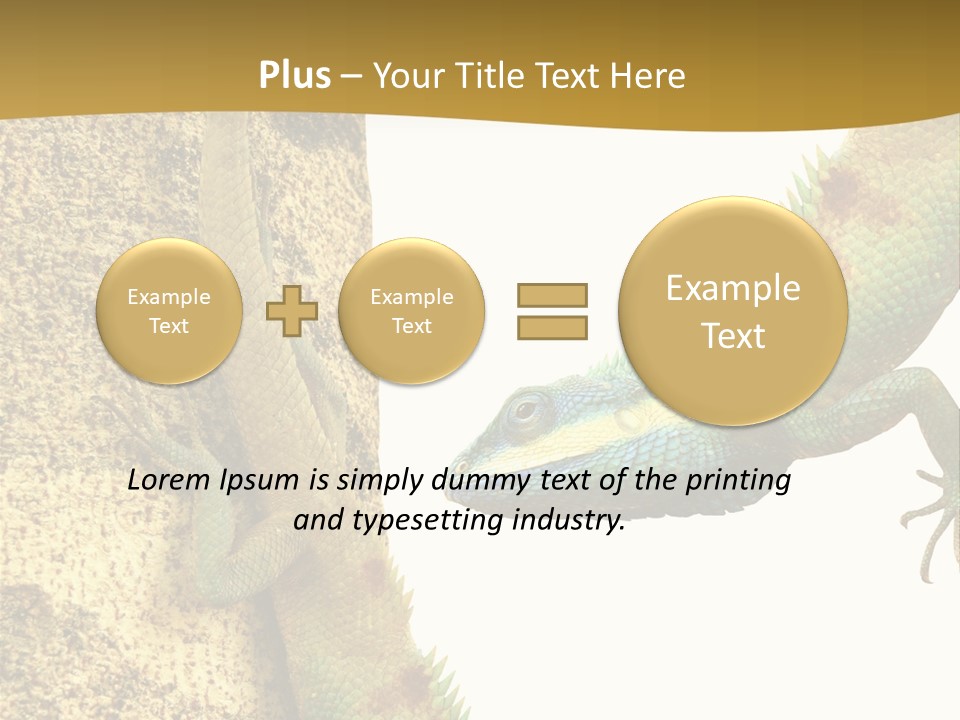 White Walking Branch PowerPoint Template