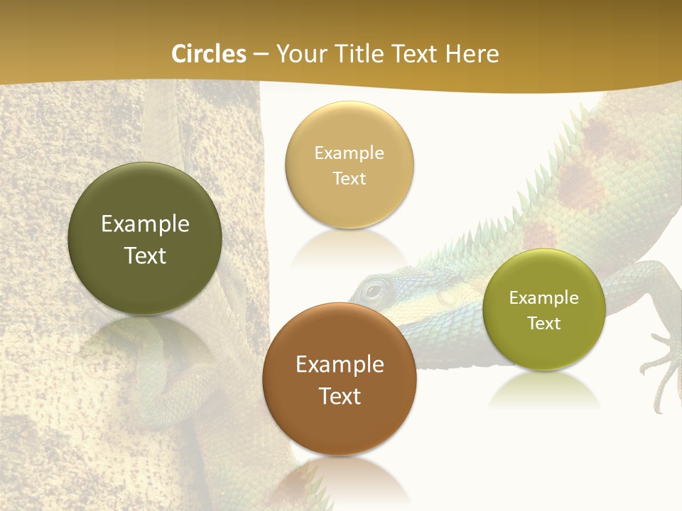 White Walking Branch PowerPoint Template