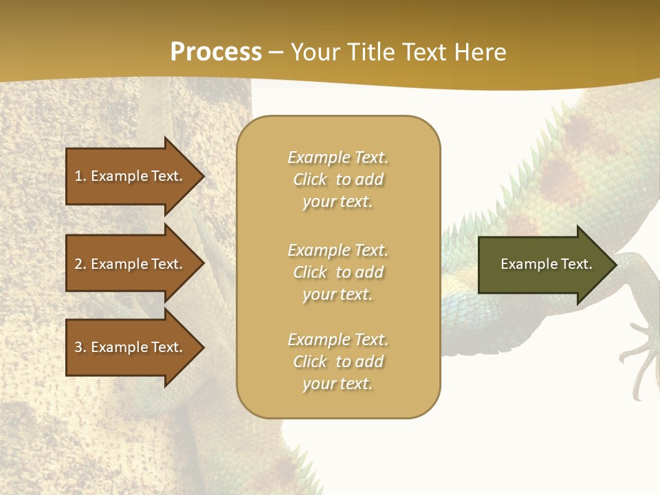 White Walking Branch PowerPoint Template