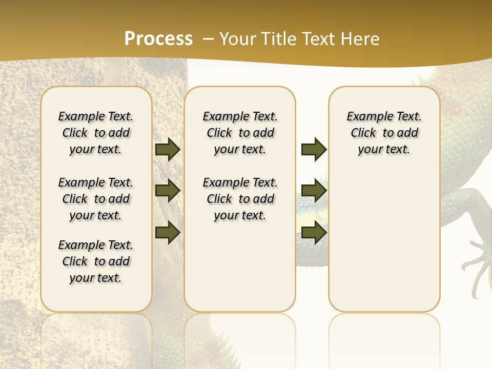 White Walking Branch PowerPoint Template