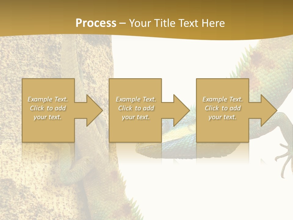 White Walking Branch PowerPoint Template