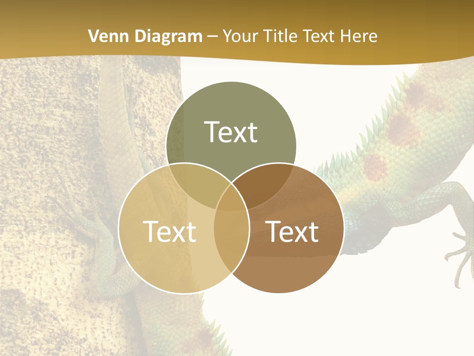 White Walking Branch PowerPoint Template