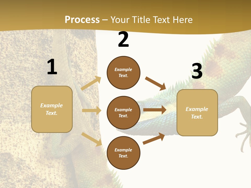 White Walking Branch PowerPoint Template