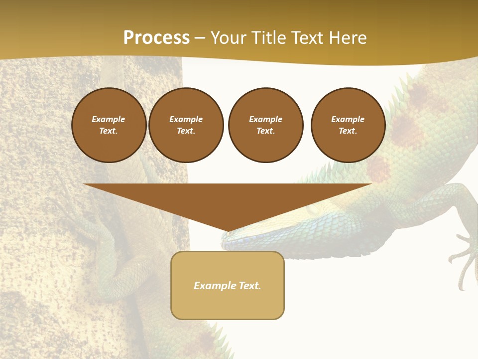 White Walking Branch PowerPoint Template