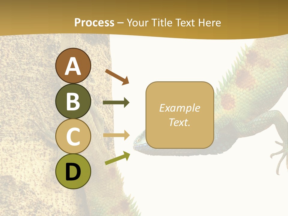 White Walking Branch PowerPoint Template