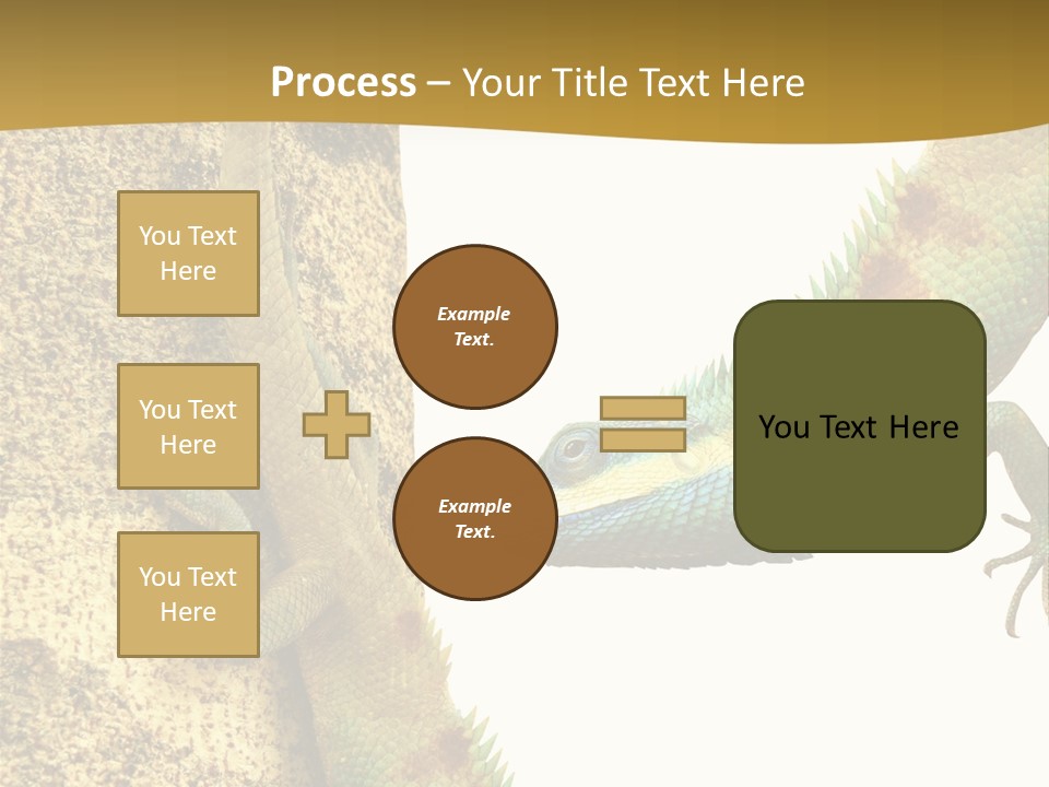 White Walking Branch PowerPoint Template