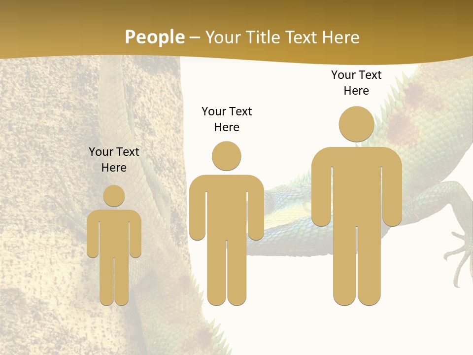 White Walking Branch PowerPoint Template