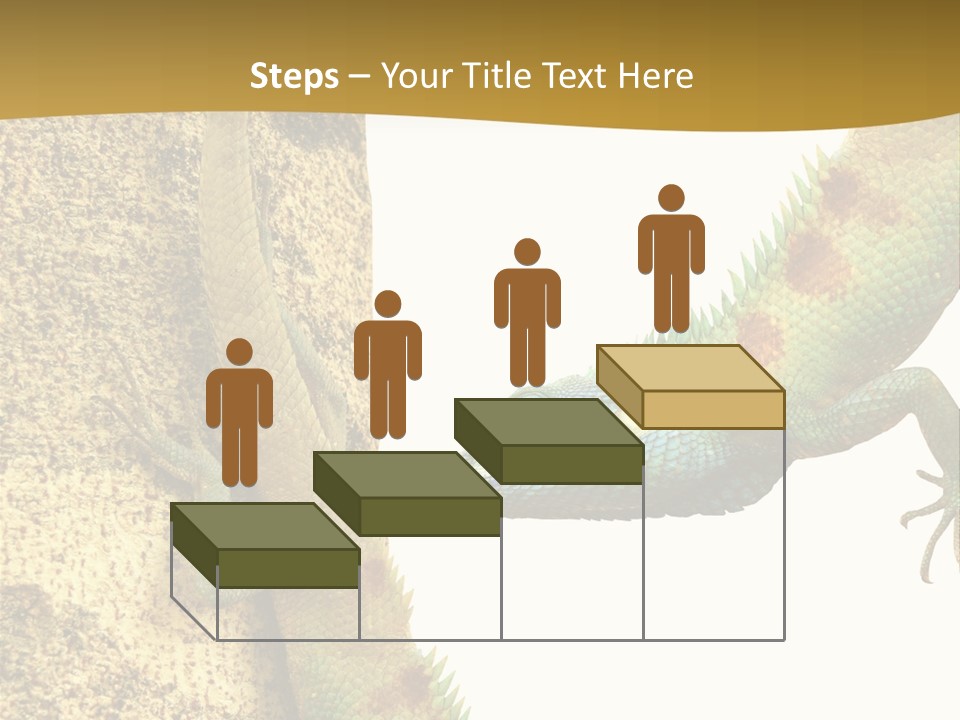 White Walking Branch PowerPoint Template