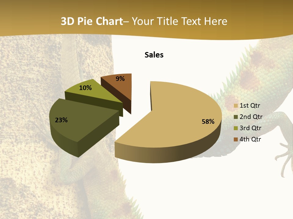 White Walking Branch PowerPoint Template