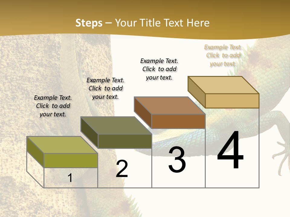 White Walking Branch PowerPoint Template