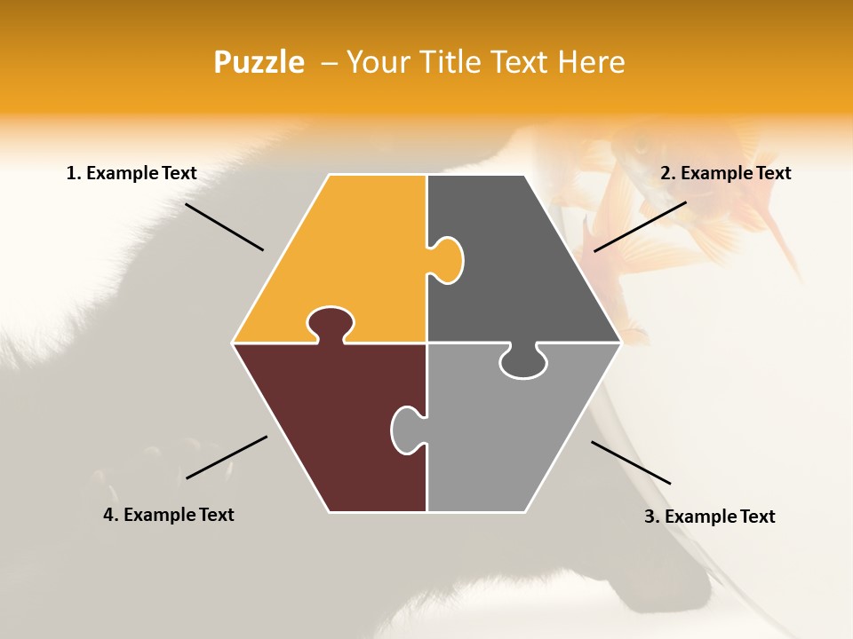 Kitten Fishbowl PowerPoint Template