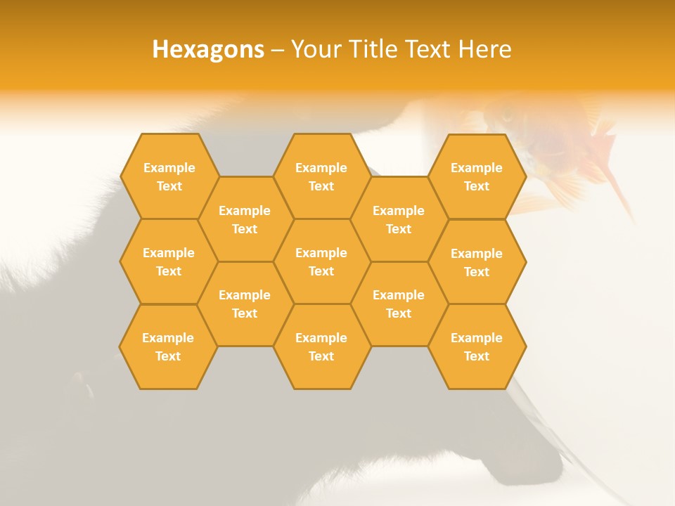 Kitten Fishbowl PowerPoint Template