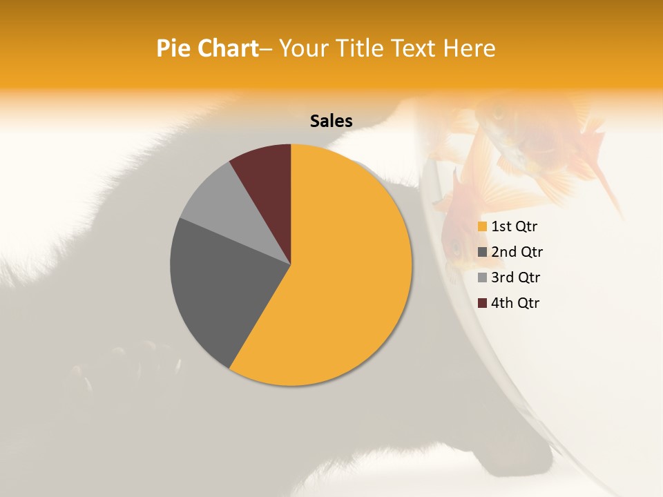 Kitten Fishbowl PowerPoint Template