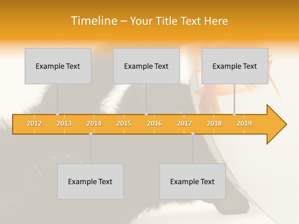 Kitten Fishbowl PowerPoint Template