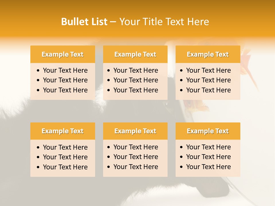 Kitten Fishbowl PowerPoint Template