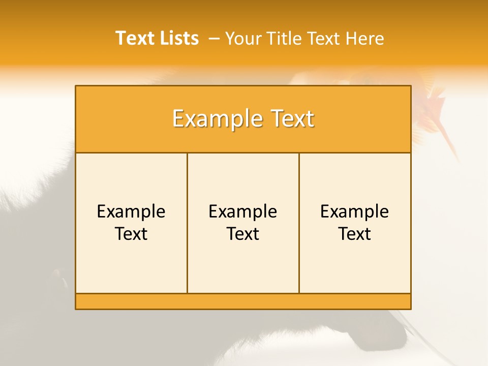 Kitten Fishbowl PowerPoint Template