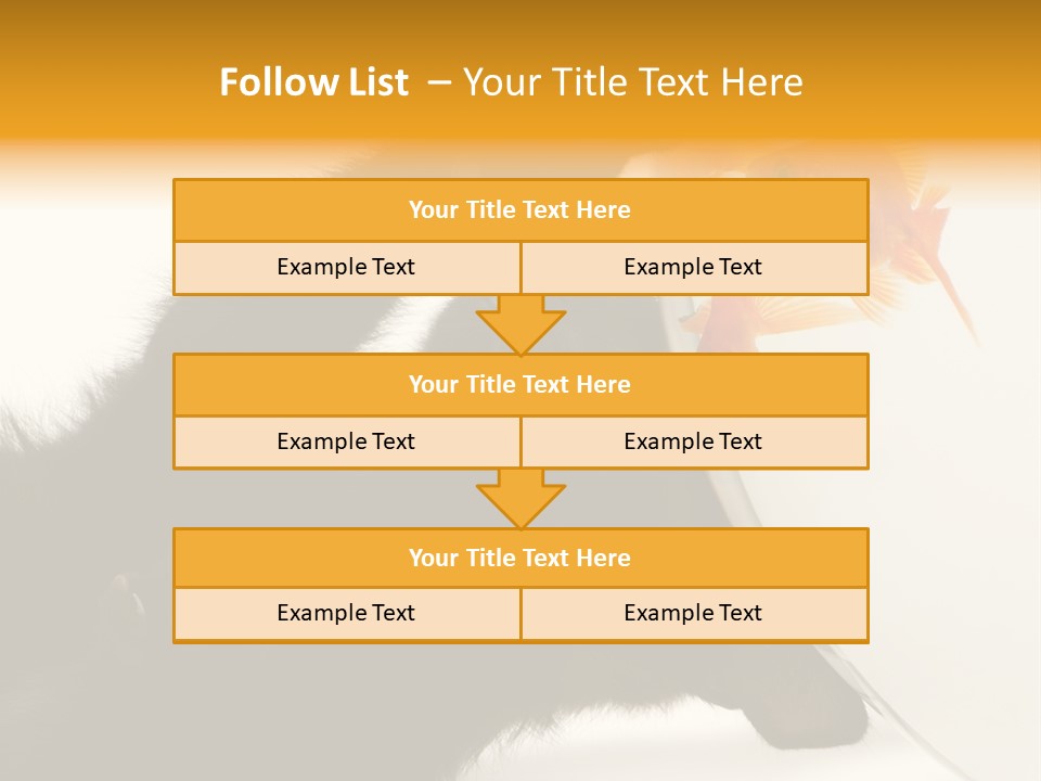 Kitten Fishbowl PowerPoint Template