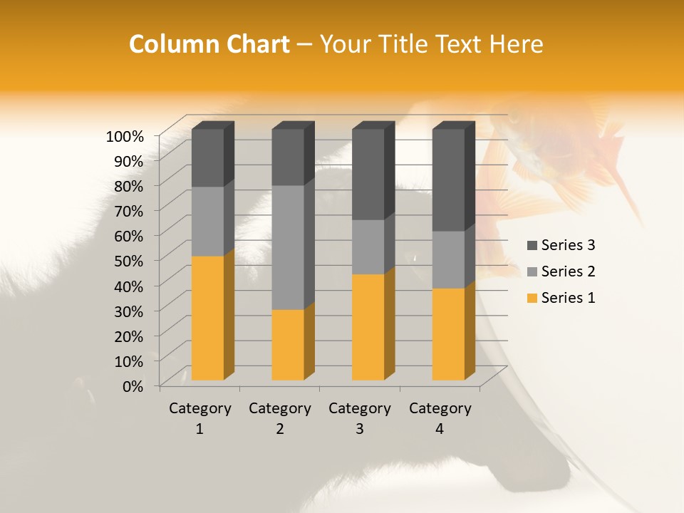 Kitten Fishbowl PowerPoint Template