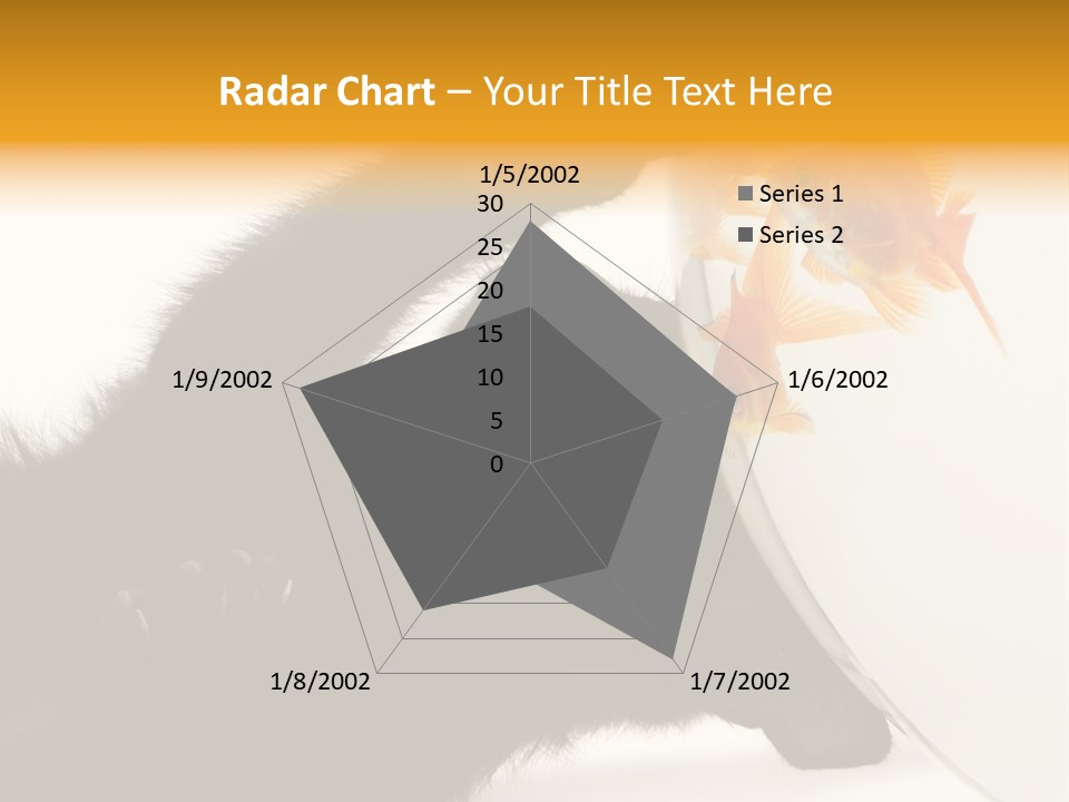 Kitten Fishbowl PowerPoint Template