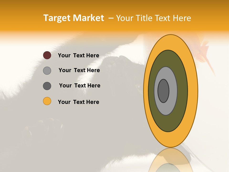 Kitten Fishbowl PowerPoint Template