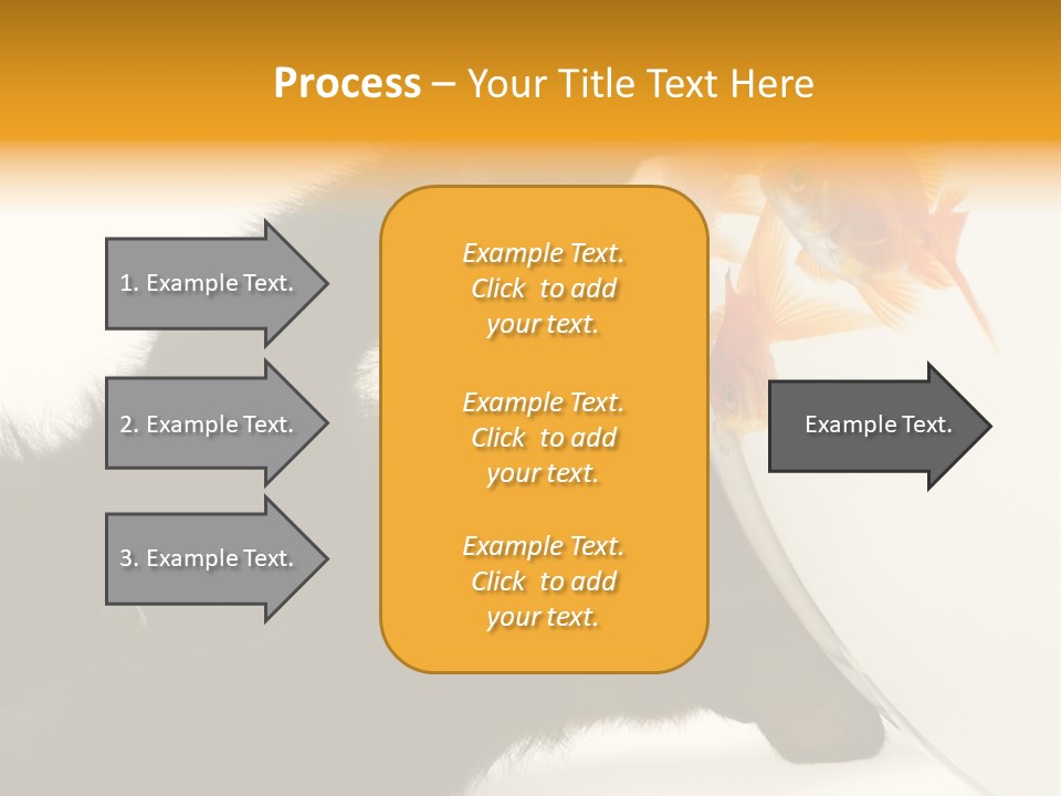 Kitten Fishbowl PowerPoint Template