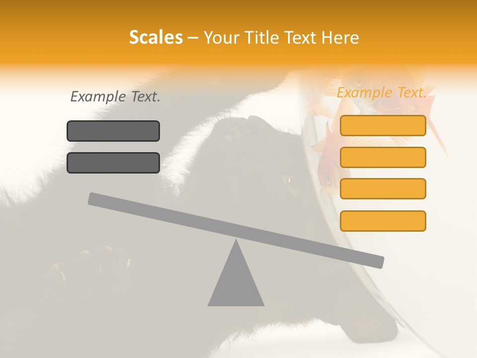 Kitten Fishbowl PowerPoint Template