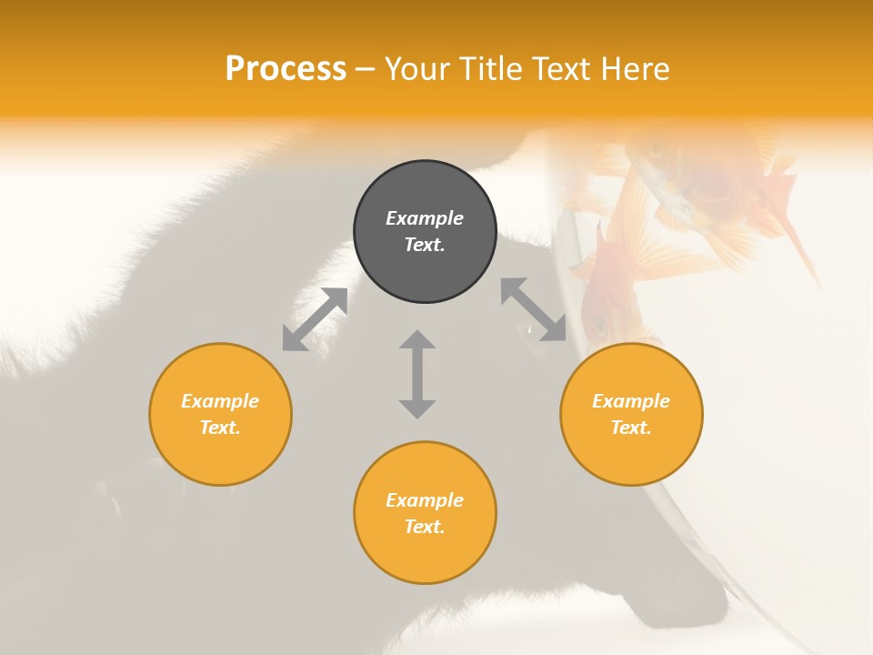 Kitten Fishbowl PowerPoint Template