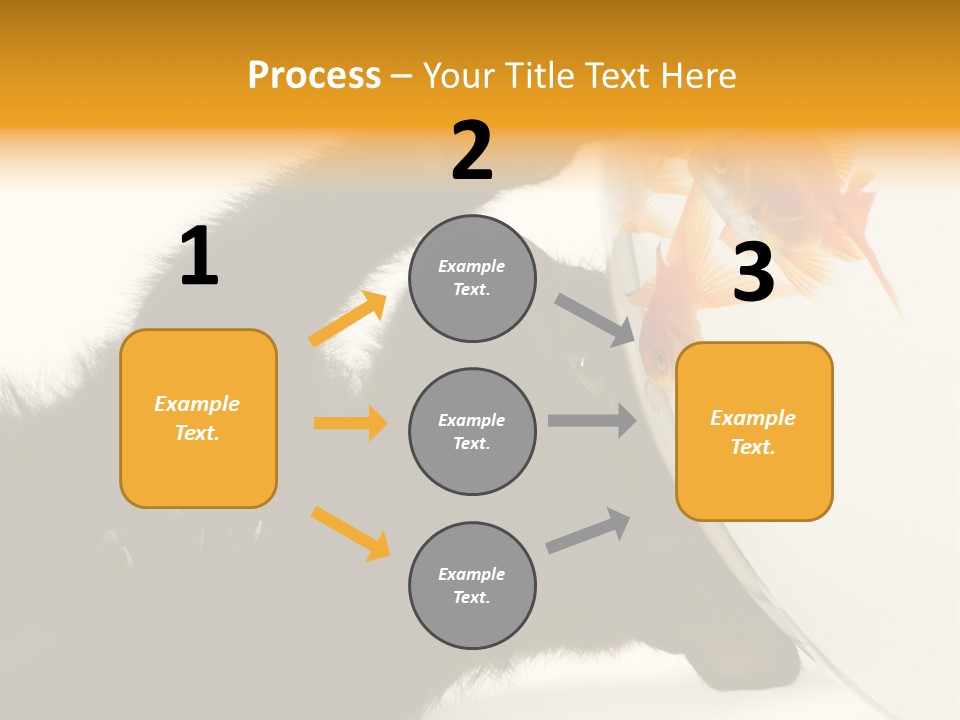 Kitten Fishbowl PowerPoint Template