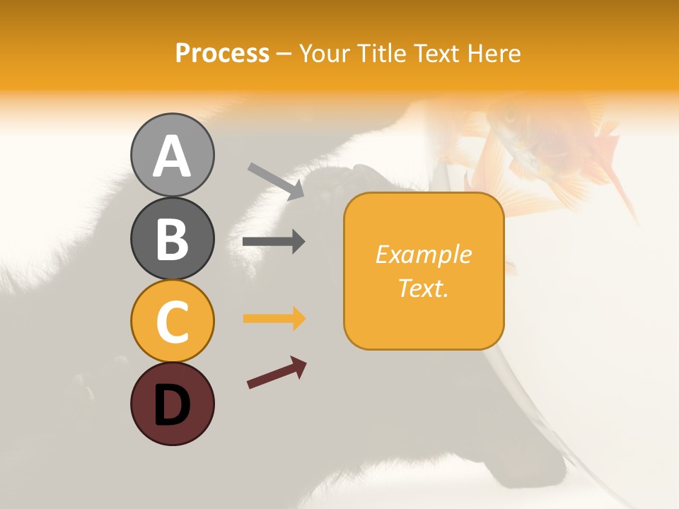 Kitten Fishbowl PowerPoint Template