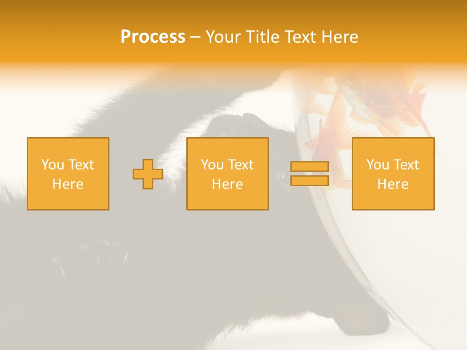 Kitten Fishbowl PowerPoint Template