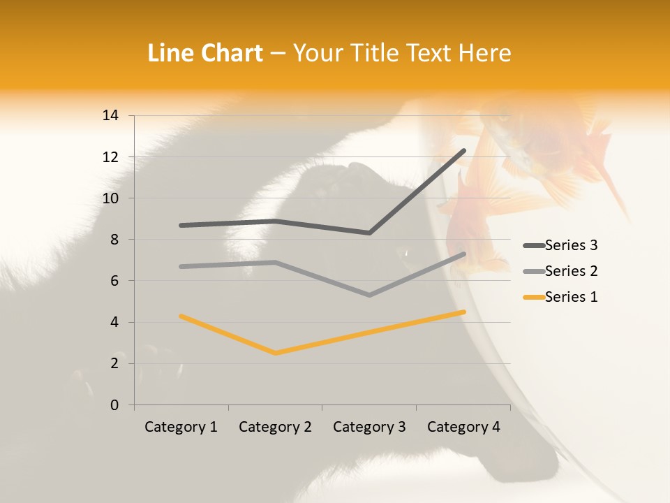 Kitten Fishbowl PowerPoint Template