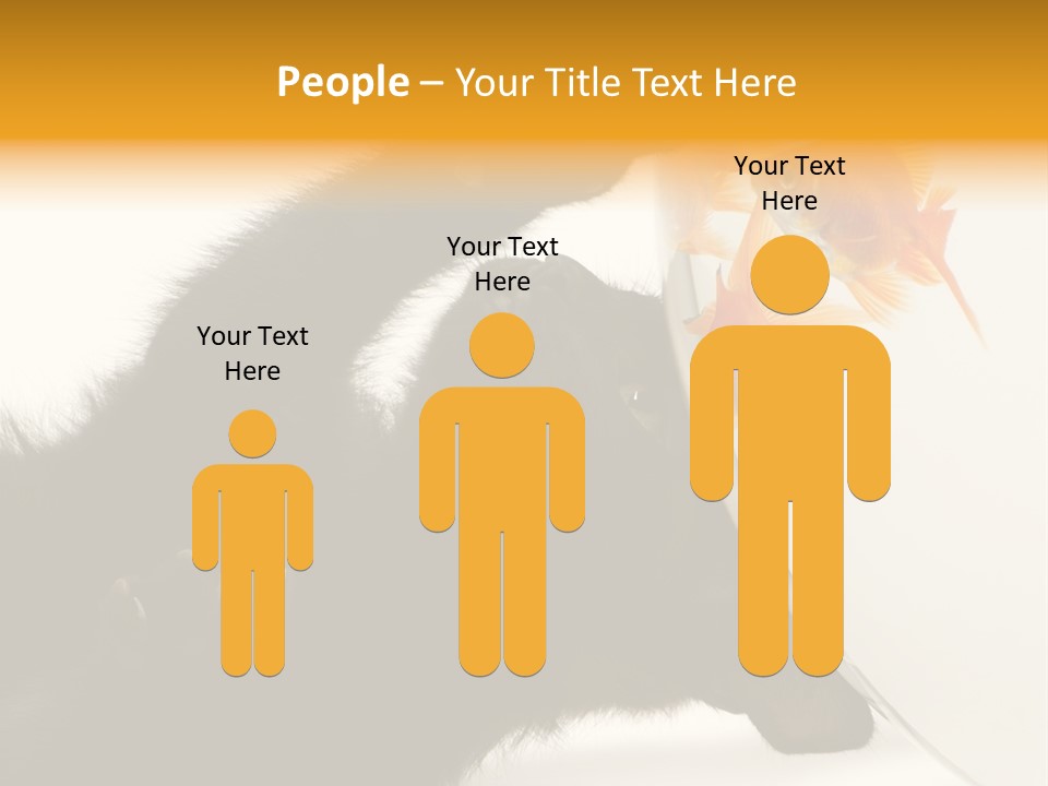 Kitten Fishbowl PowerPoint Template