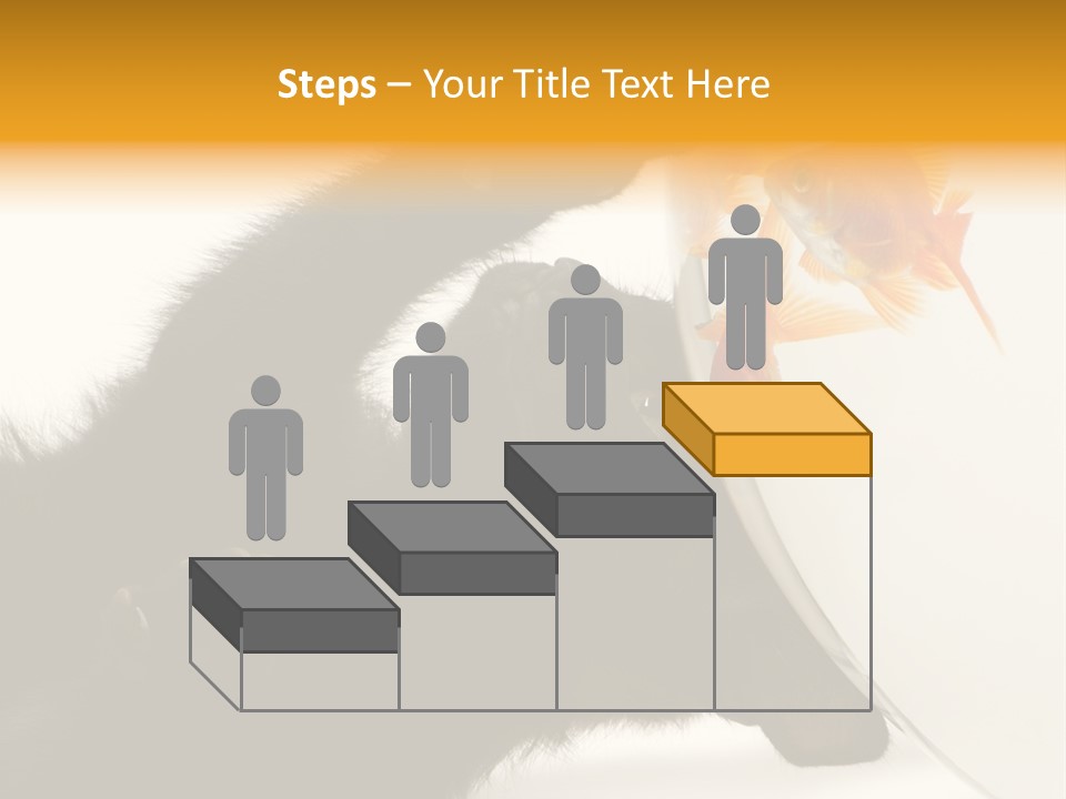 Kitten Fishbowl PowerPoint Template