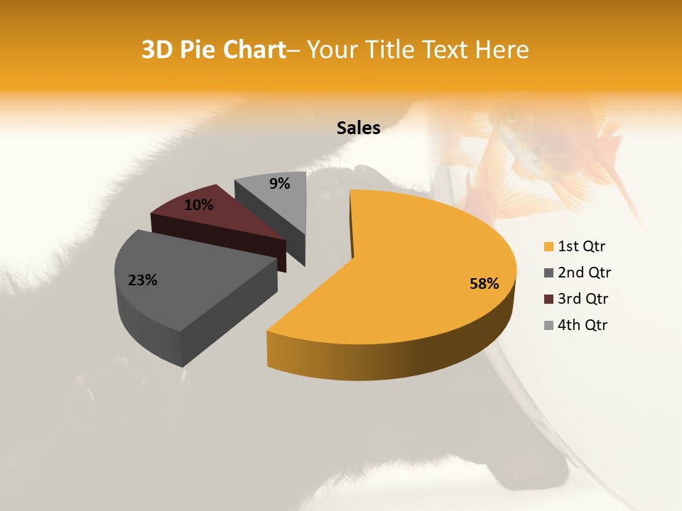 Kitten Fishbowl PowerPoint Template