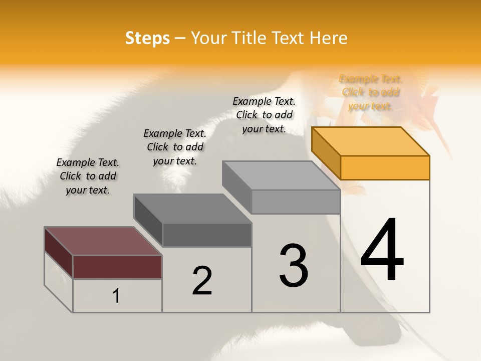 Kitten Fishbowl PowerPoint Template