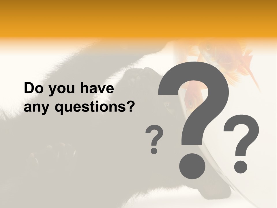 Kitten Fishbowl PowerPoint Template