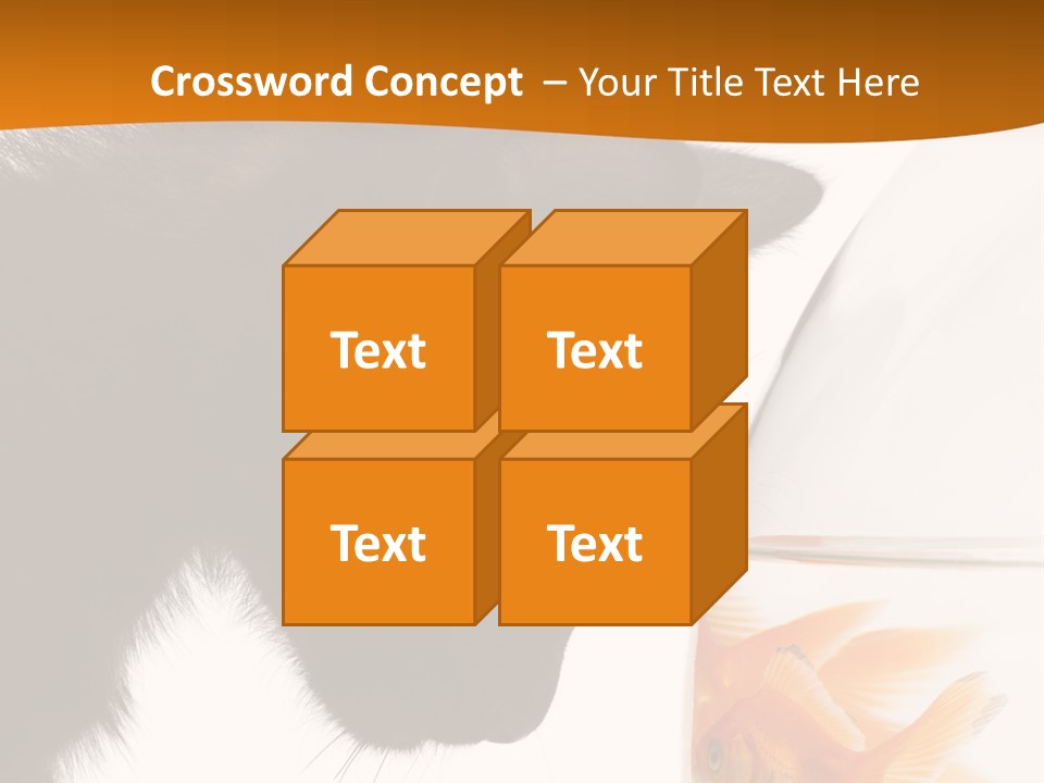 Fish Kitten PowerPoint Template