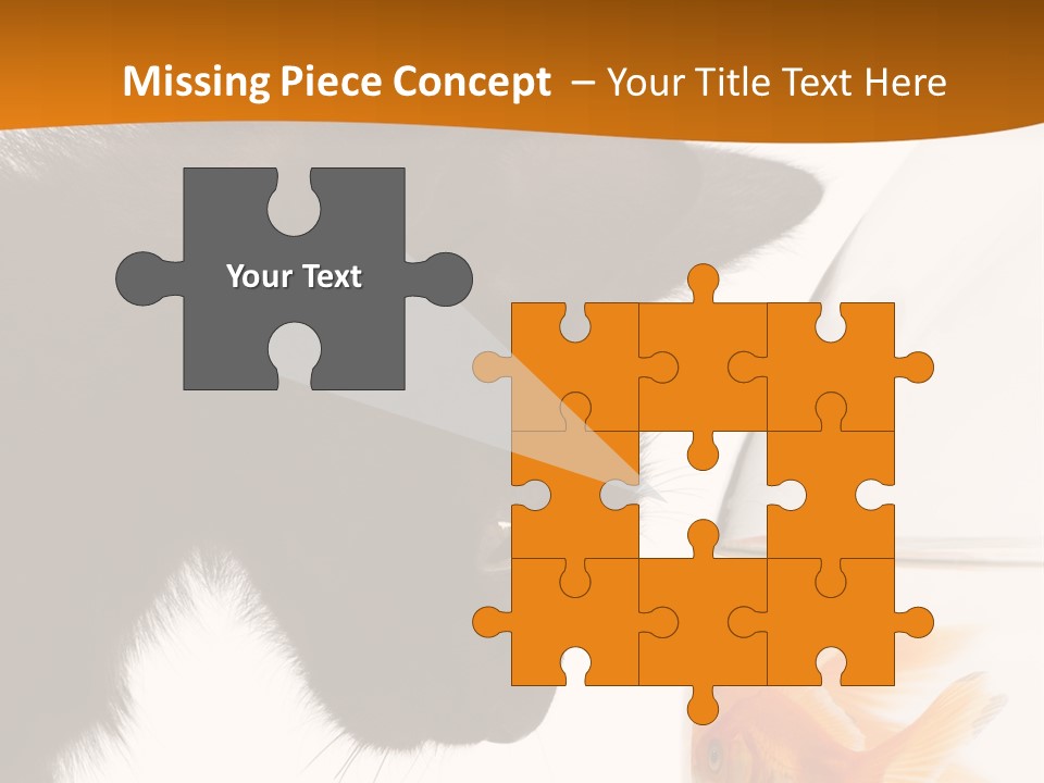 Fish Kitten PowerPoint Template