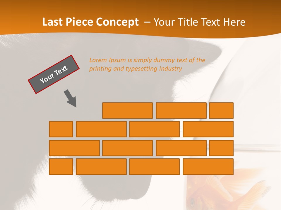 Fish Kitten PowerPoint Template