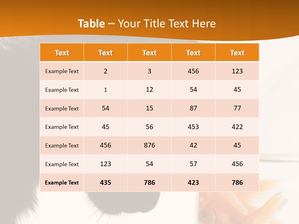 Fish Kitten PowerPoint Template