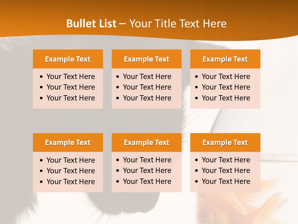 Fish Kitten PowerPoint Template