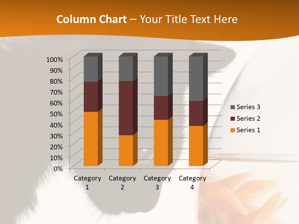 Fish Kitten PowerPoint Template