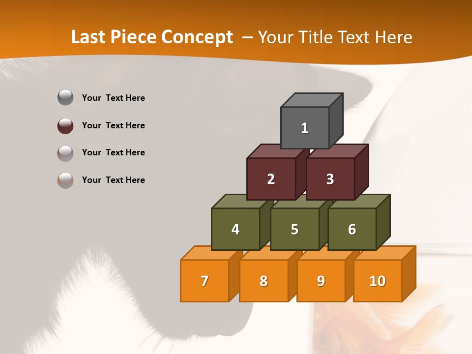 Fish Kitten PowerPoint Template