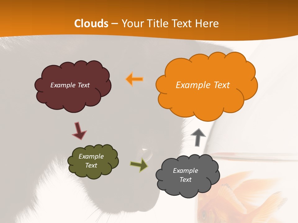 Fish Kitten PowerPoint Template