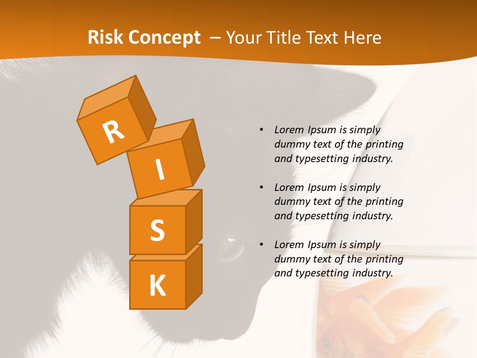 Fish Kitten PowerPoint Template