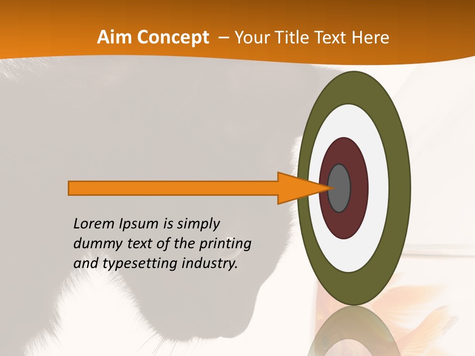 Fish Kitten PowerPoint Template