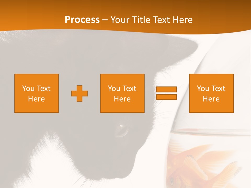 Fish Kitten PowerPoint Template