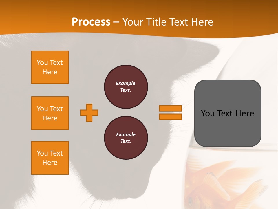 Fish Kitten PowerPoint Template