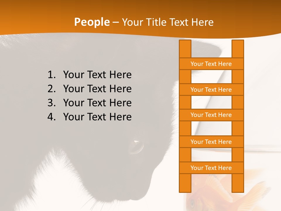 Fish Kitten PowerPoint Template