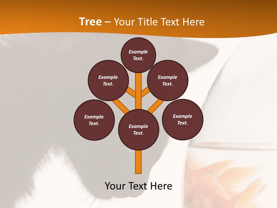 Fish Kitten PowerPoint Template